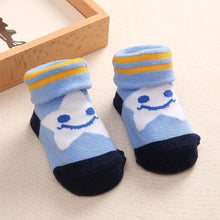 Load image into Gallery viewer, Anti Slip Floor Cartoon Kids Toddlers Autumn Spring Newborn Cute Cotton Baby Socks Girl Boy Infant Socks for Kids
