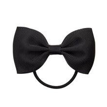 Load image into Gallery viewer, Luxury Handamde Small Baby Elastic Rubber band Head rope Mini Solid Ribbon Bow Tie For Girls Hair Accessories
