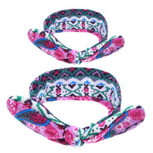 Load image into Gallery viewer, Mother &amp; Baby Headbands Print Floral Elastic Hair Bands Parent-Child Hair Accessories Bow For Baby Girls Bow in Modern Design
