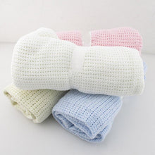 Load image into Gallery viewer, Baby Blanket Cotton Super Soft Blankets Newborn Swaddle Infant Wrap Bath Towel Girl Boy Stroller
