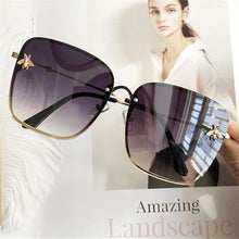 Load image into Gallery viewer, Popular brand  Oversize Square Sunglasses For Women and Ladies  Luxury Driving Superstar  Designer Sunglasses With Shades and Gradient Glasses With  UV400 Protection
