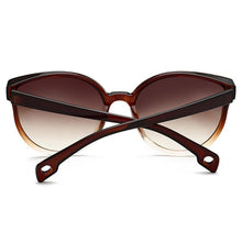 Load image into Gallery viewer, Luxury Modern Elegant Lady  Sunglasses WIth  Cat Eye Women Eyewear  Plastic Frame Clear Lens With  UV400 Protection

