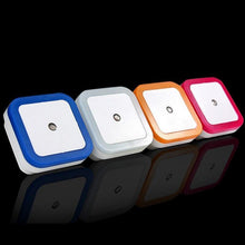 Load image into Gallery viewer, STEVVEX Wireless Sensor LED Night Light with  EU and  US Plug Mini Square Night Lights For Baby Room Bedroom Corridor Lamp multi purpose
