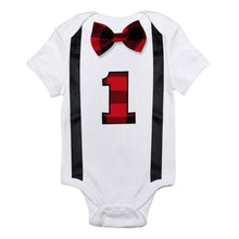 Load image into Gallery viewer, Baby Clothing Bow Body Rompers Clothing Newborn Baby Clothes Jumpsuit for Baby Boys and Girls  For Birthday Party
