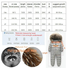 Load image into Gallery viewer, Winter Snowsuit for Climbing  Babyboy Jacket  Outdoor Infant Clothes for Girls/Boys For Ski And Winter
