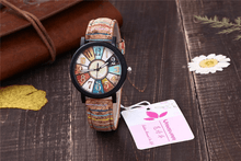 Load image into Gallery viewer, Fashion Casual Vintage Leather Women Quartz Wrist Watch  For Women and Girls
