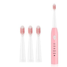 Load image into Gallery viewer, Electric Toothbrush Rechargeable Ultrasonic Washable Electronic Whitening Waterproof Teethbrush Head Replaceable Perfect For Cleaning Teeths
