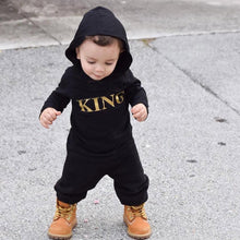 Load image into Gallery viewer, Boy Jumpsuits Newborn Baby Boy Kids King Romper Jumpsuit Outfits Fpr Boys In Short And Long Variant With Print
