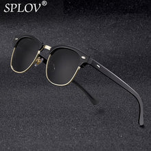 Load image into Gallery viewer, New Fashion Semi Rimless Retro Classic Luxury Polarized Sunglasses Men And Women Brand Designer Half Frame Sun Glasses Classic Oculos De Sol With UV400 Protection

