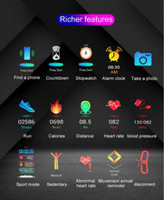 Load image into Gallery viewer, Luxury Elegant Metal And Woman Smart Watch 1.14" IP68 Waterproof With Heart Rate Stopwatch Alarm clock Fitness Tracker Swim Watch for Android IOS Operate sistem
