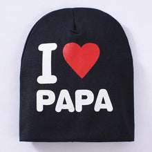 Load image into Gallery viewer, Baby " I Love mama , i love papa"  Cap Children Cap Kids Solid Baby Beanie Hat Fashion Ears Straw In Modern New Design

