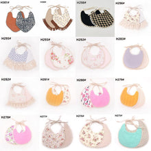 Load image into Gallery viewer, Handmade Luxury Floral Baby Bib Accessories Burp Cloths Newborn Baby Boy Girl Kids Cartoon Bibs 100% Cotton Linen Waterproof Saliva Bib For Kids
