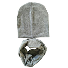 Load image into Gallery viewer, Modern Baby Boys &amp; Girls Hat Scarf Set Beanie Boys Caps with Scarf for Kids In elegant Modern Design
