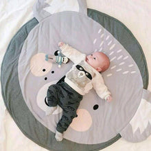 Load image into Gallery viewer, Luxury Mdoern Cartoon Animals Baby Play Mat Foldable Kids Crawling Pad Round Carpet Rug Toys Cotton Children Room Decor Photo Props Carpet For Kids
