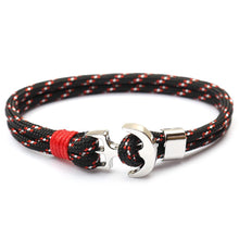 Load image into Gallery viewer, Amazing Multilayer Anchor Bracelets Charm Survival Rope Chain  Fashion Jewelry Bracelet Men For Women Best Gift
