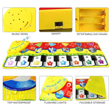Load image into Gallery viewer, Trend Baby Piano Mats Music Carpets Children Touch Play Game Musical Carpet Mat Educational Toys  Electronic Toy For Kids
