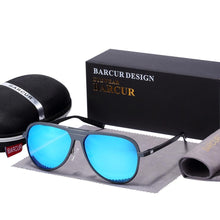 Load image into Gallery viewer, Luxury Elegent Unisex Aluminum Magnesium Sunglasses Polarized Trending Styles Black Sun glasses Sports Eyewear For Women and Men With UV400 Protection
