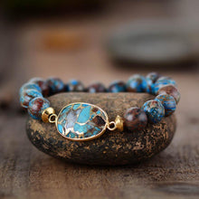Load image into Gallery viewer, Handamde Men and Woman Bracelet Stone Tibetan Beads Women Stretchy Bracelets Yoga  Elastic Charm Bracelets Luxury Jewelry
