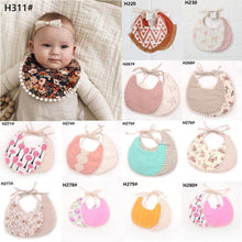 Load image into Gallery viewer, Handmade Luxury Floral Baby Bib Accessories Burp Cloths Newborn Baby Boy Girl Kids Cartoon Bibs 100% Cotton Linen Waterproof Saliva Bib For Kids
