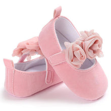 Load image into Gallery viewer, Infant Newborn Soft Sweet Baby Shoe Kids Wedding Party Dress Footwear Children Princess First Walker Baby Girl Shoes
