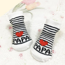 Load image into Gallery viewer, Comfortable Cute Cotton Newborn Soft Baby Girls Boys Socks Infant Toddler Stripe Anti Slip Stretchy Socks
