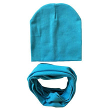 Load image into Gallery viewer, Modern Baby Boys &amp; Girls Hat Scarf Set Beanie Boys Caps with Scarf for Kids In elegant Modern Design

