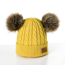 Load image into Gallery viewer, Luxury Baby Hat Pompon Hat Knitted Cute Cap For Girls &amp; Boys Casual Solid Color Girls Baby Style In Great New Modern Trend Design
