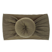 Load image into Gallery viewer, Newborn Infant Kids Girls Nylon Bow Hairband Headband Stretch Turban Knot For Bay Girls
