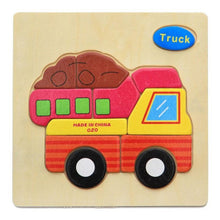 Load image into Gallery viewer, Wooden 3D Stevvex Modern Interesting Baby Learning Puzzles for Children Cartoon Animal Fruit Puzzles Intelligence Kids Children Educational Toy
