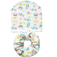Load image into Gallery viewer, Modern Cartoon Cotton Baby Hat Winter Baby Girls Hat Newborn Boys Hats Kids Cap Scarf Set Children Beanies For Kids With Scarf
