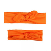 Load image into Gallery viewer, Mother &amp; Baby Headbands Print Floral Elastic Hair Bands Parent-Child Hair Accessories Bow For Baby Girls Bow in Modern Design
