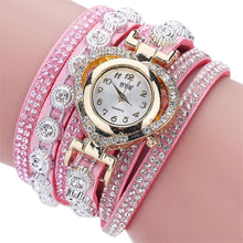 Load image into Gallery viewer, Luxury Crystal Vintage Rhinestone Bracelet Quartz Watch Womens Watch For Female and Girls
