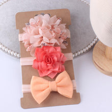 Load image into Gallery viewer, Bow Set Baby Girl Bows Hair Accessories Chiffon Flower Headband Bow knot Party Princess Dress Decoration For Girls Baby and Kids
