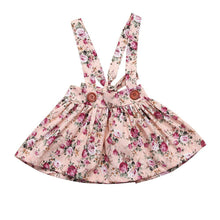 Load image into Gallery viewer, Luxury Modern Summer Fashion Toddler Kids Baby Girls Floral Printing Sleeveless Clothes Party  Strap Tutu Dress For Girls
