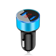 Load image into Gallery viewer, 3.1A Dual USB Car Charger With LED Display Universal Mobile Phone Car-Charger Useful Gadgets For Drivers

