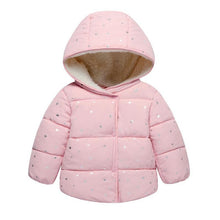 Load image into Gallery viewer, Luxury Modern Designer New Winter Baby Outerwear Hooded Printed Cotton Padded Jacket and Coats For Babies and Girls Kids
