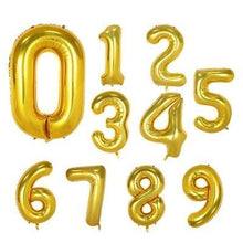 Load image into Gallery viewer, Birthday Helium Modern 32inch Luxury Number Foil Ballon For Party and Celebrations Modern Decoration

