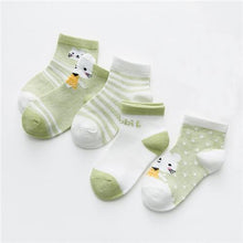 Load image into Gallery viewer, 5 Pairs Infant Mesh Thin Cotton Socks For Newborn Baby Girls And Boy  Clothes Accessories
