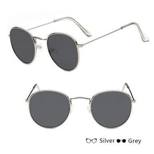 Load image into Gallery viewer, Luxury Leon Classic Small Round Unisex Sunglasses For Women and Men Mirror Sun Glasses Vintage Style With UV400 Protection
