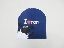 Load image into Gallery viewer, Modern Popular Baby Knitted Warm Cotton Beanie Hat cap For Toddler Baby Kids Cap for Girls &amp;  Boys I love Mama Prints Baby Hat Design
