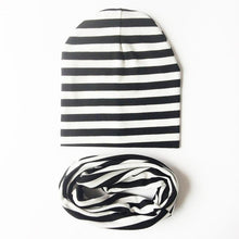 Load image into Gallery viewer, Modern Baby Boys &amp; Girls Hat Scarf Set Beanie Boys Caps with Scarf for Kids In elegant Modern Design

