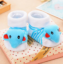 Load image into Gallery viewer, Cotton Baby Socks Rubber Anti Slip Boy Girl Floor Kids Toddlers Autumn Spring Cartoon Infant Newborn Sock
