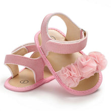 Load image into Gallery viewer, Princess Cute Baby Girls Newborn Infant Floral Sandals Soft Crib Walkers Breathable Shoes Best Baby Gift
