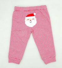 Load image into Gallery viewer, Baby Girls Pants Infant Children Clothing Trousers Kid Girl Female Striped Santa Claus Render Pants
