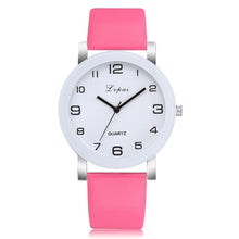 Load image into Gallery viewer, Woman's Watch Fashion Simple White Quartz Wristwatches Sport Leather Band Casual Ladies Watches For Women and Girls
