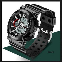 Load image into Gallery viewer, NEW Fashion Unisex Men adn Woman LED Digital Analog Watch With Multi-function And Waterproof 30M In Military Sports Watch Style
