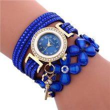 Load image into Gallery viewer, Women watches New luxury Casual Analog Alloy Quartz Watch PU Leather Bracelet Watches Gift For Female and Women
