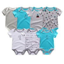 Load image into Gallery viewer, Unisex Newborn Baby Rompers Clothing Infant Jumpsuits 100%Cotton Children 7Pcs/Lot Set for Girls and Boys Jumpsuits For Kids
