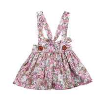 Load image into Gallery viewer, Luxury Modern Summer Fashion Toddler Kids Baby Girls Floral Printing Sleeveless Clothes Party  Strap Tutu Dress For Girls

