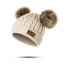 Load image into Gallery viewer, Luxury Baby Hat Pompon Hat Knitted Cute Cap For Girls &amp; Boys Casual Solid Color Girls Baby Style In Great New Modern Trend Design
